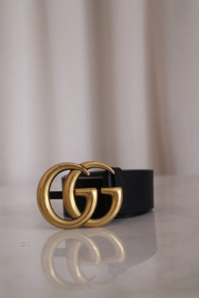 Gucci Black Belt 36-Belt-Gucci-The Closet Egypt
