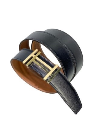 Hermes Bicolor H Buckle Reversible Men Belt-Belt-Hermes-The Closet Egypt