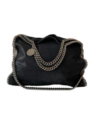 Stella Mccartney Black Falabella Medium Tote Bag-handbag-Stella Mccartney-The Closet Egypt