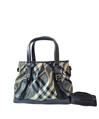 Burberry Bicolor Beat Check Lowry Bag-handbag-Burberry-The Closet Egypt