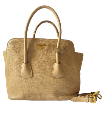 Prada Beige Vitello Daino Tote Bag-handbag-Prada-The Closet Egypt