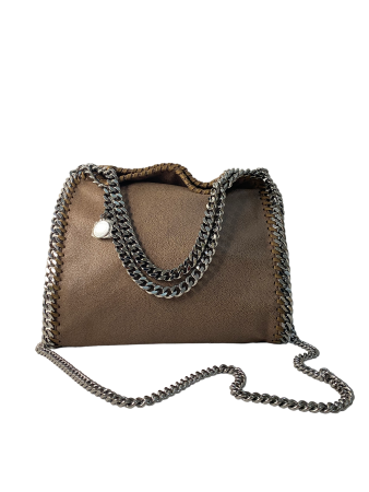 Stella Mccartney Brown Falabella Crossbody Bag-handbag-Stella Mccartney-The Closet Egypt