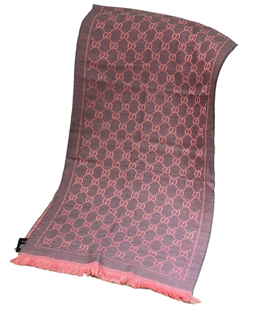 Gucci Bicolor Rectangular Shawl-Shawl-Gucci-The Closet Egypt