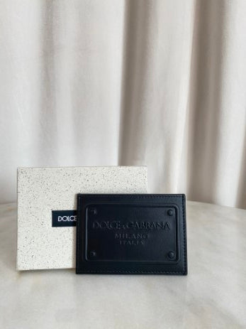Dolce & Gabbana Black Card Holder-Card Holder-Dolce & Gabbana-The Closet Egypt