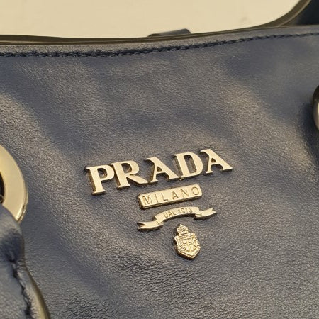 Prada Dark Blue Tote Bag-handbag-Prada-The Closet Egypt