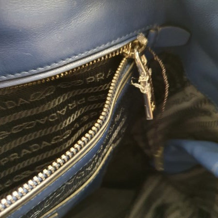 Prada Dark Blue Tote Bag-handbag-Prada-The Closet Egypt