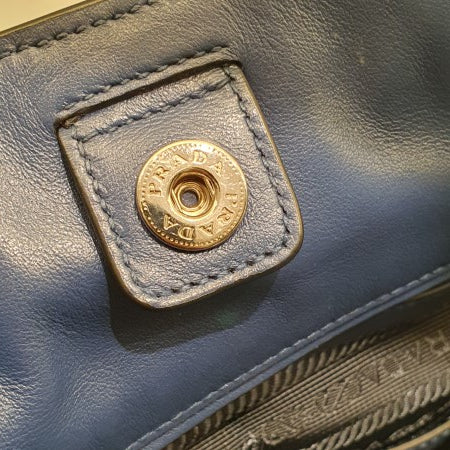 Prada Dark Blue Tote Bag-handbag-Prada-The Closet Egypt