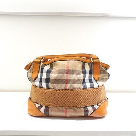 Burberry Orange House Check Parsons Tote Bag-handbag-Burberry-The Closet Egypt