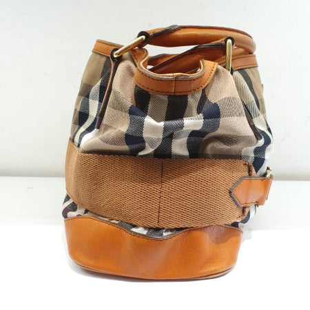 Burberry Orange House Check Parsons Tote Bag-handbag-Burberry-The Closet Egypt