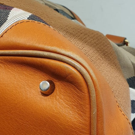Burberry Orange House Check Parsons Tote Bag-handbag-Burberry-The Closet Egypt