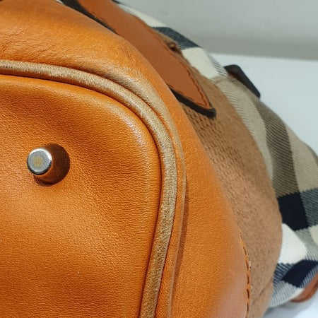 Burberry Orange House Check Parsons Tote Bag-handbag-Burberry-The Closet Egypt