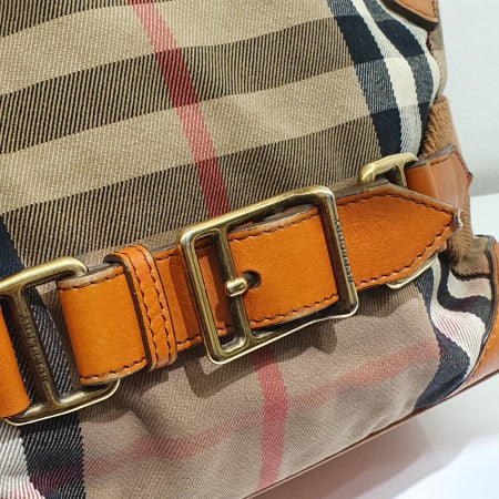 Burberry Orange House Check Parsons Tote Bag-handbag-Burberry-The Closet Egypt