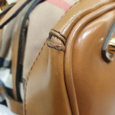 Burberry Brown House Check Bridle Tote Bag-handbag-Burberry-The Closet Egypt