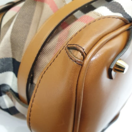 Burberry Brown House Check Bridle Tote Bag-handbag-Burberry-The Closet Egypt