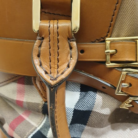 Burberry Brown House Check Bridle Tote Bag-handbag-Burberry-The Closet Egypt
