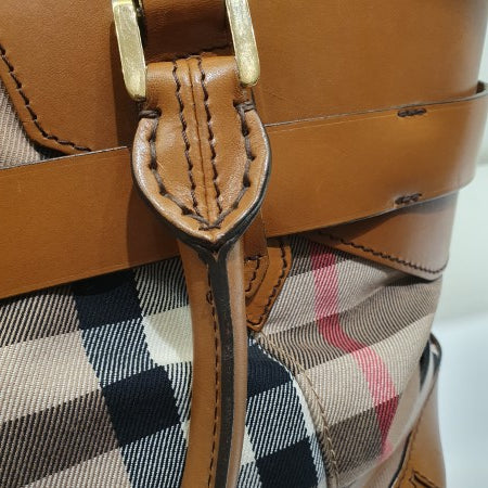Burberry Brown House Check Bridle Tote Bag-handbag-Burberry-The Closet Egypt