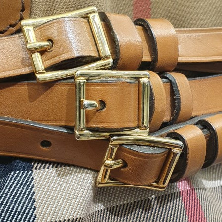 Burberry Brown House Check Bridle Tote Bag-handbag-Burberry-The Closet Egypt