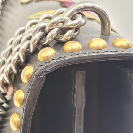 Gucci Black Floral Embroidered Studded Dionysus Bag-handbag-Gucci-The Closet Egypt