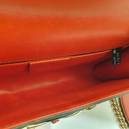 Gucci Red Horsebit Emily Shoulder Bag-handbag-Gucci-The Closet Egypt