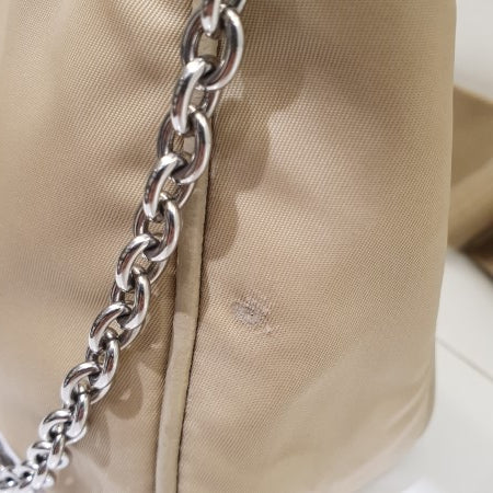 Prada Beige Re-Edition 2005 Nylon Bag-handbag-Prada-The Closet Egypt