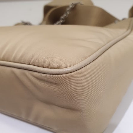 Prada Beige Re-Edition 2005 Nylon Bag-handbag-Prada-The Closet Egypt
