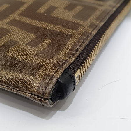Fendi Brown FF Clutch-Clutch-Fendi-The Closet Egypt