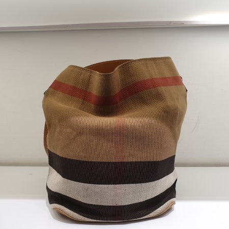 Burberry Camel House Check Bucket Bag-handbag-Burberry-The Closet Egypt