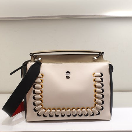 Fendi Bicolor Dotcom 2 Way Tote Bag-handbag-Fendi-The Closet Egypt