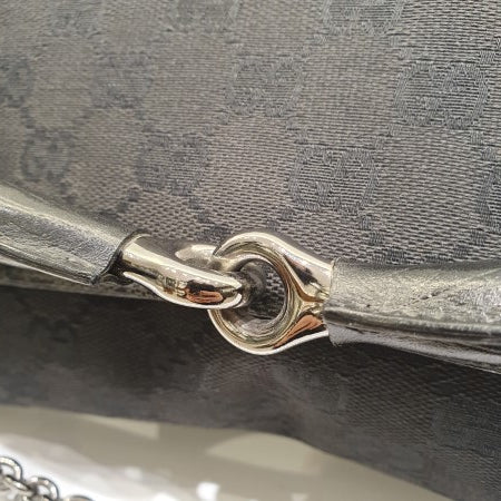 Gucci Black GG Horsebit Clutch Bag-Clutch Bag-Gucci-The Closet Egypt