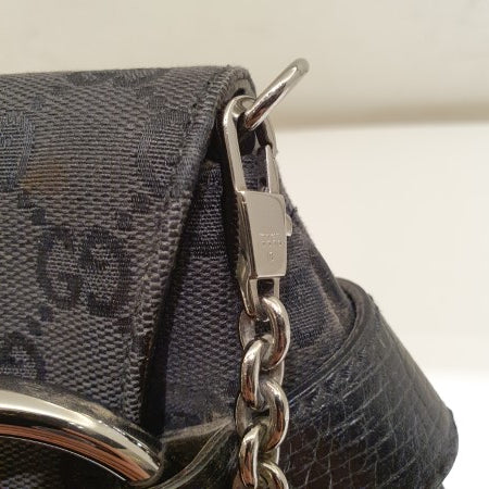 Gucci Black GG Horsebit Clutch Bag-Clutch Bag-Gucci-The Closet Egypt