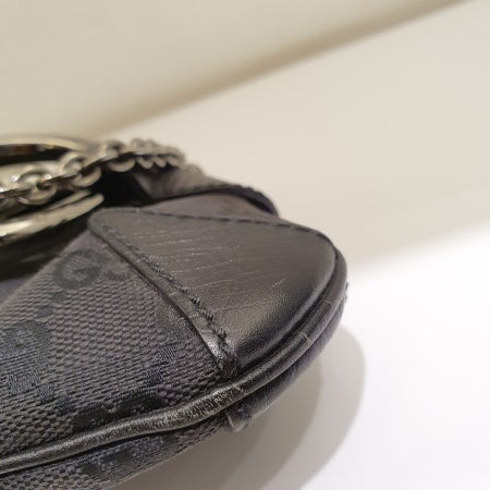 Gucci Black GG Horsebit Clutch Bag-Clutch Bag-Gucci-The Closet Egypt