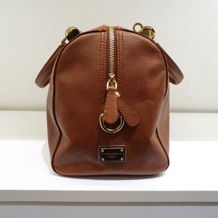 Dolce & Gabbana Brown Boston Bag-handbag-Dolce & Gabbana-The Closet Egypt