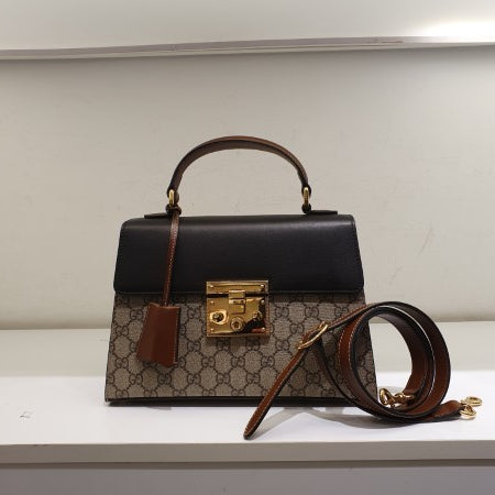 Gucci Tricolor GG Supreme Padlock Bag-handbag-Gucci-The Closet Egypt