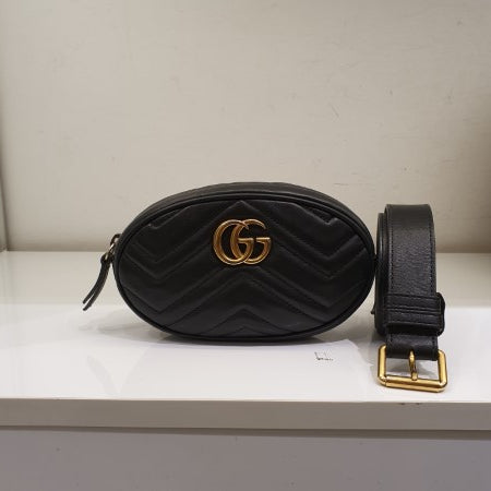 Gucci Black Marmont Belt Bag-Belt Bag-Gucci-The Closet Egypt