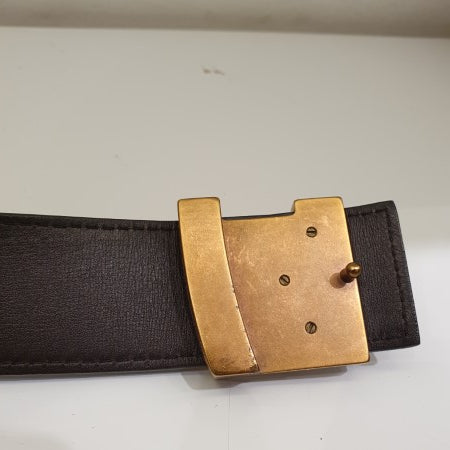 Louis Vuitton Dark Brown Belt 38-Belt-Louis Vuitton-The Closet Egypt