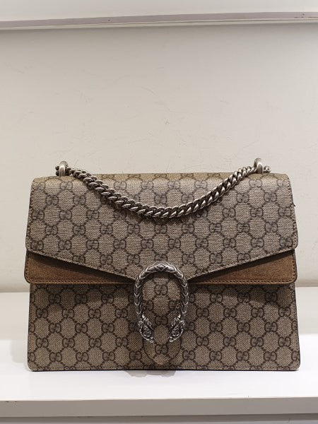 Gucci Bicolor GG Supreme Dionysus Medium Bag-handbag-Gucci-The Closet Egypt