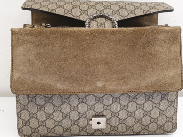 Gucci Bicolor GG Supreme Dionysus Medium Bag-handbag-Gucci-The Closet Egypt