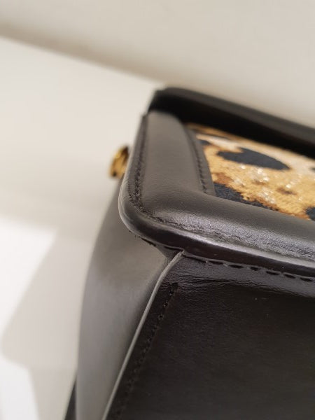 Dolce & Gabbana Bicolor DG Devotion Leopard Top Handle Bag-handbag-Dolce & Gabbana-The Closet Egypt