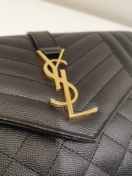 YSL Black Classic Envelope Bag-handbag-YSL-The Closet Egypt