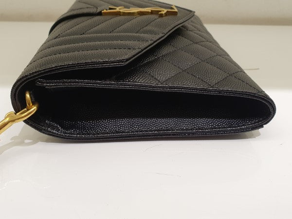YSL Black Classic Envelope Bag-handbag-YSL-The Closet Egypt