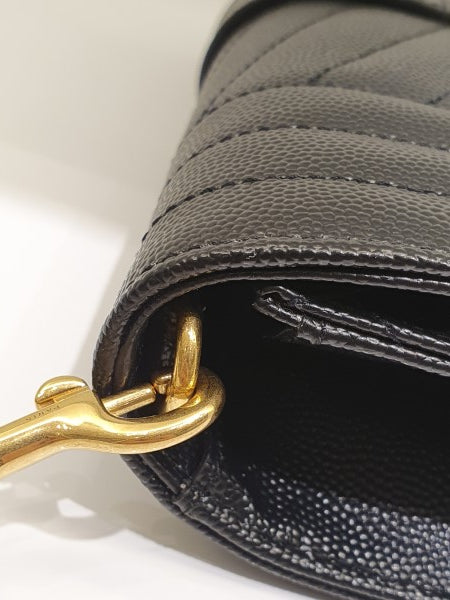 YSL Black Classic Envelope Bag-handbag-YSL-The Closet Egypt
