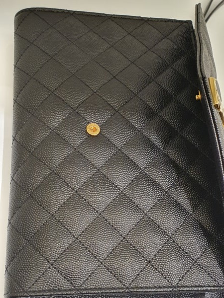 YSL Black Classic Envelope Bag-handbag-YSL-The Closet Egypt