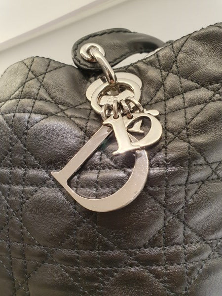 Christian Dior Black Soft Lady Dior Tote Bag-handbag-Christian Dior-The Closet Egypt