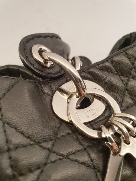 Christian Dior Black Soft Lady Dior Tote Bag-handbag-Christian Dior-The Closet Egypt