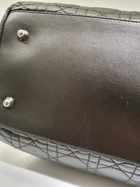 Christian Dior Black Soft Lady Dior Tote Bag-handbag-Christian Dior-The Closet Egypt