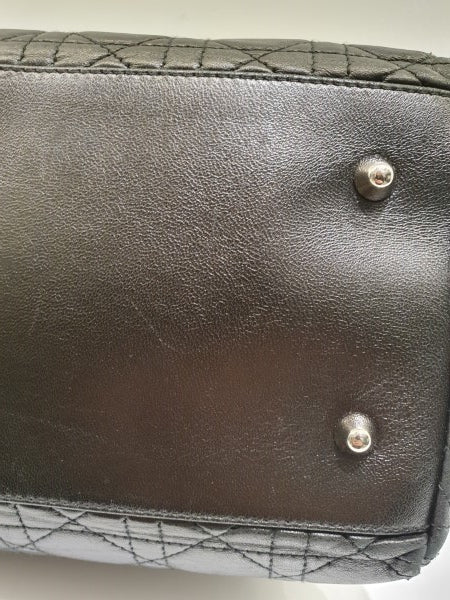 Christian Dior Black Soft Lady Dior Tote Bag-handbag-Christian Dior-The Closet Egypt