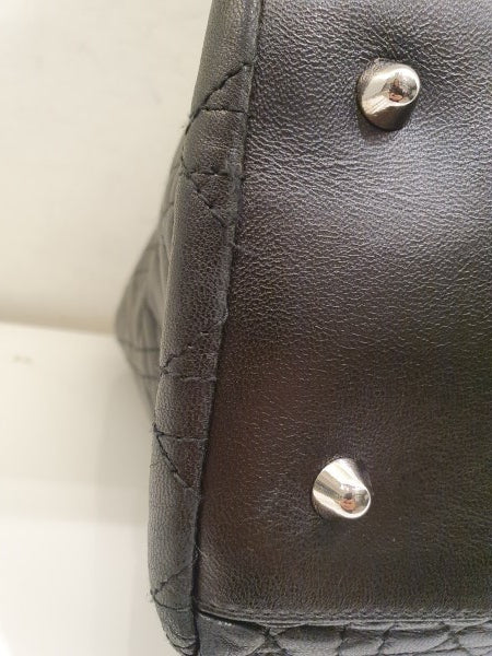 Christian Dior Black Soft Lady Dior Tote Bag-handbag-Christian Dior-The Closet Egypt