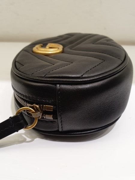 Gucci Black GG Marmont Belt Bag-Belt Bag-Gucci-The Closet Egypt