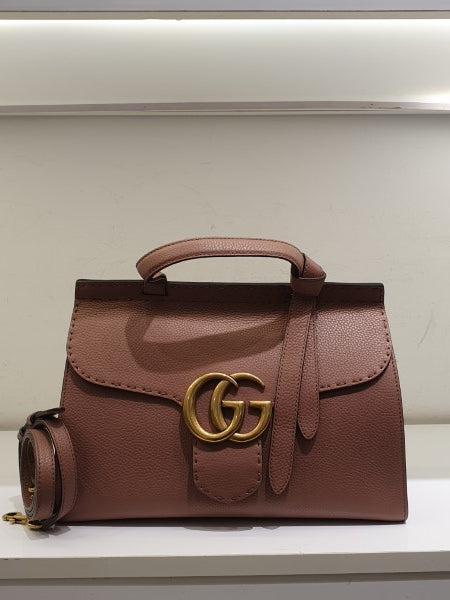 Gucci Pink Marmont Top Handle Bag-handbag-Gucci-The Closet Egypt