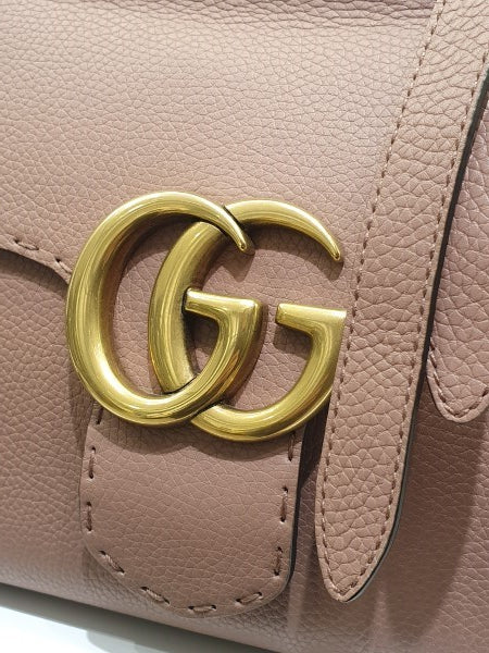 Gucci Pink Marmont Top Handle Bag-handbag-Gucci-The Closet Egypt